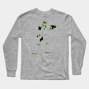 Storm green and black Long Sleeve T-Shirt